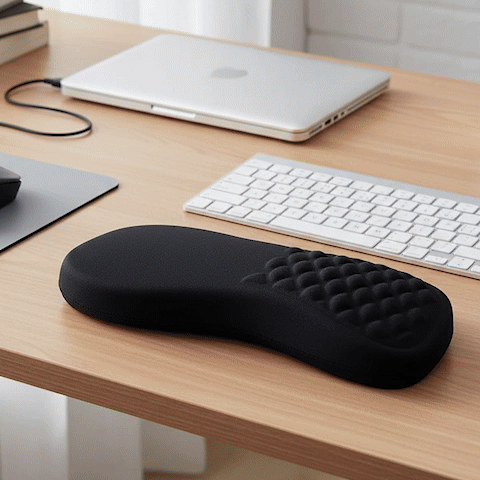 Tapis de souris repose poignet | ConfortLux™