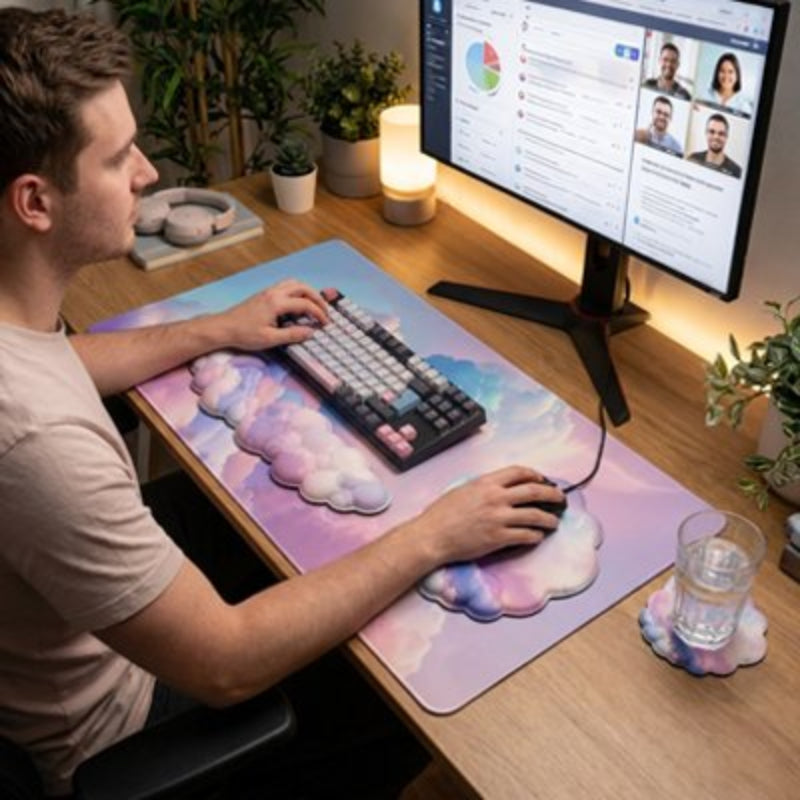 Tapis de bureau | ConfortXXL™ Ensemble 4 pièces