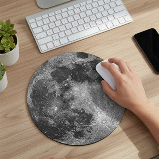 Tapis de souris lunaire™ – Rond 22 cm | ConforTechno