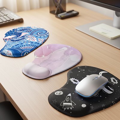 Tapis de souris ergonomique | ConfortSilicone™